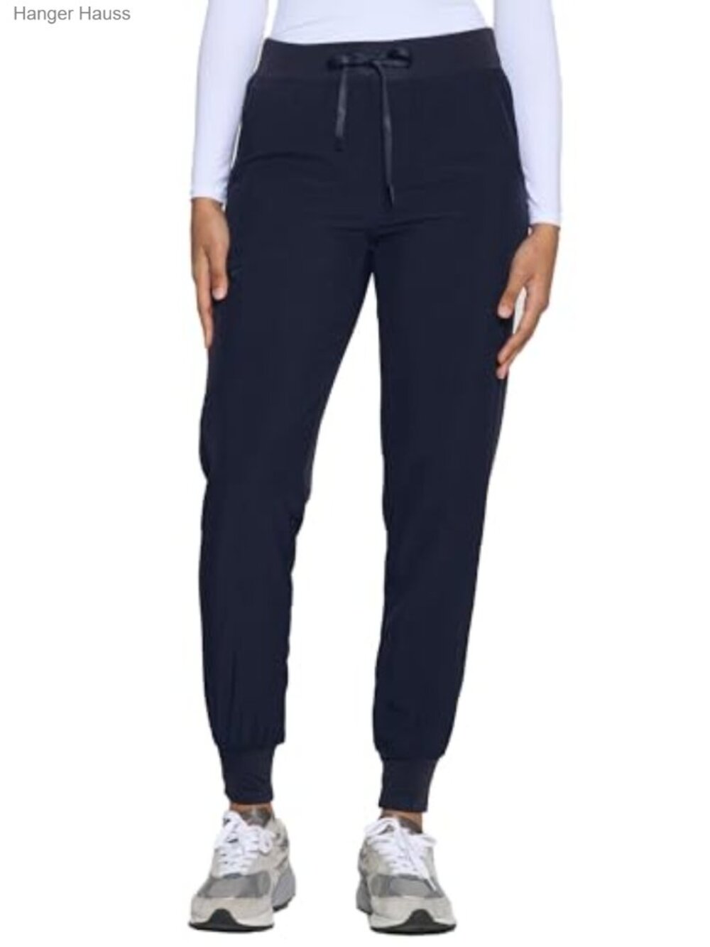 Soft Stretch Scrub Pants with 5 Pockets, Slim Fit Jogger Style - Picture 2 of 6